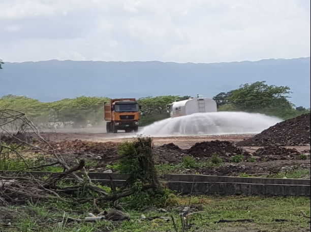 Watering on-site in Denbigh, Clarendon