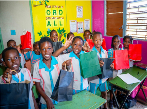 students of Chalky Hill